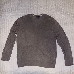 Banana Republic Light Brown V-Neck Sweater